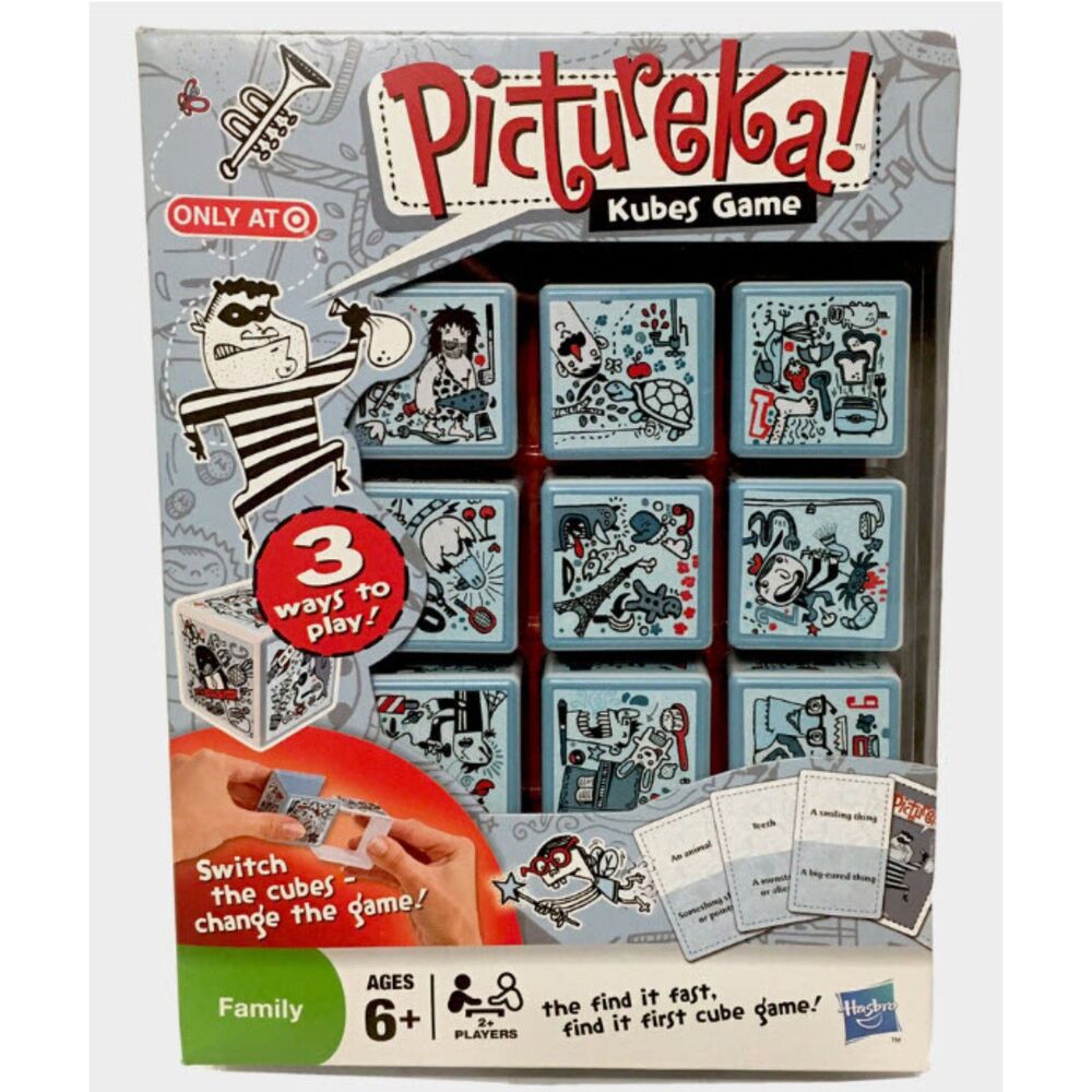 Hasbro Pictureka Kubes Family Board Game